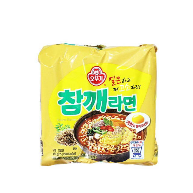 Korean internet celebrity roly-poly sesame ramen 115g*4