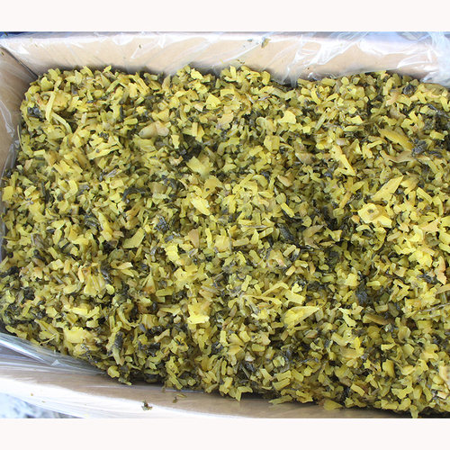 【净重16斤】 整箱雪里红 腌制雪菜雪里蕻酸菜包子陷料咸菜下饭菜 - 图0