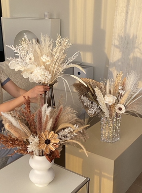 干花永生花摆件高级摆件复古法式