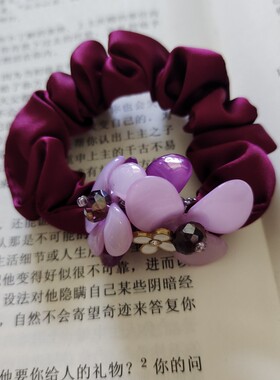 时尚 布艺 串珠发圈 大肠发圈