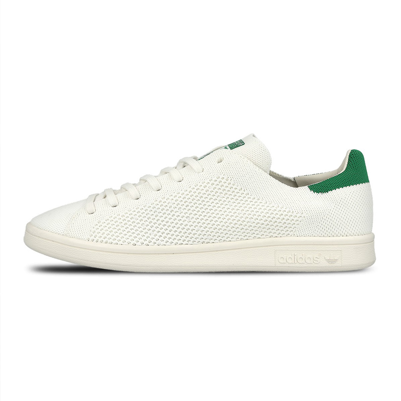 Adidas三叶草 Stan Smith Primeknit编织绿尾男休闲板鞋 S75146-图3