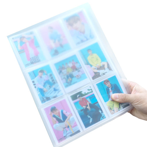 卡册收藏册专辑小卡册透卡收纳册内页大容量韩国明星exo包邮送卡-图3