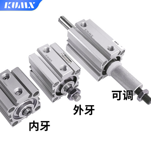 气动薄型气缸SDA20/25/32/40*5X10X15X20X30X40X50X60X70X80X100 - 图1