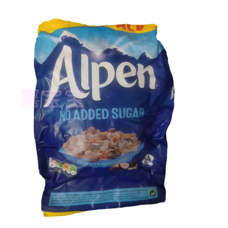 Alpen欧倍无糖高纤葡萄干坚果谷物早餐代餐即食燕麦片1.1kg - 图3