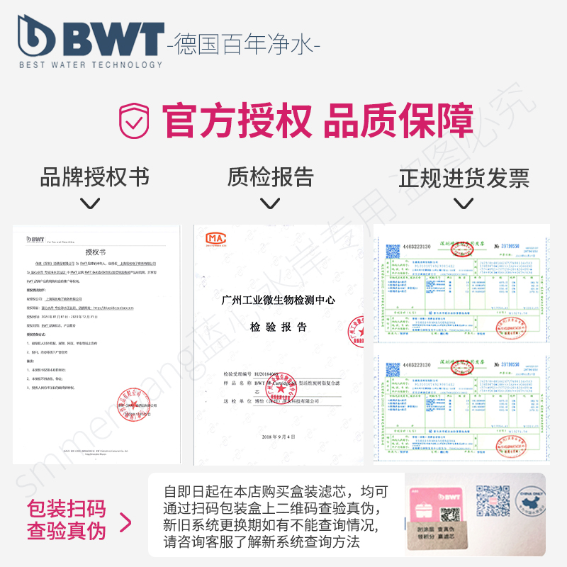 德国BWT倍世滤芯家用净水壶去水垢专家版滤芯通用碧然德BRITA滤芯-图1