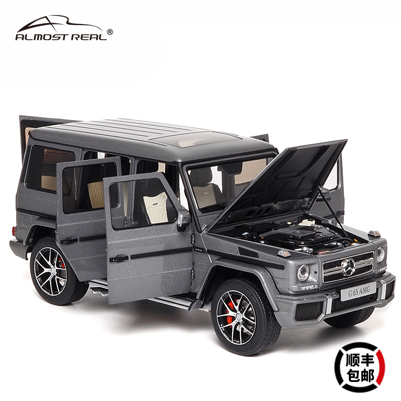 Almost Real车模1/18梅赛德斯-AMG G65(W463) 2015款金属灰-图1