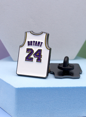 别针kobe纪念篮球科比布莱恩特NBA周边球星球鞋24号8号球衣明星胸