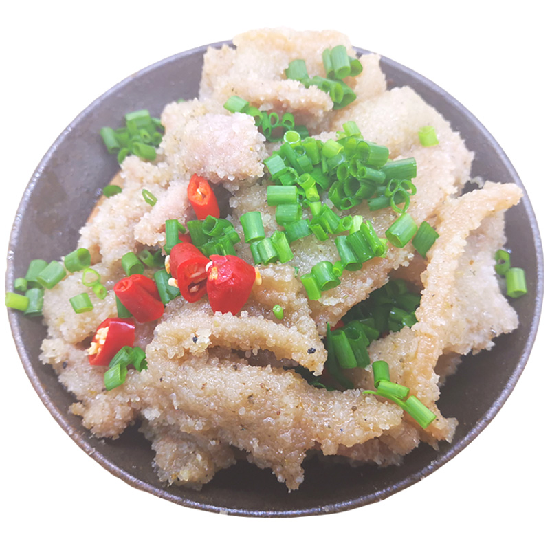 贵州酸渣肉坛子菜排骨渣五花肉杂肉粉蒸肉粉子肉鲊肉炸肉500g包邮-图3