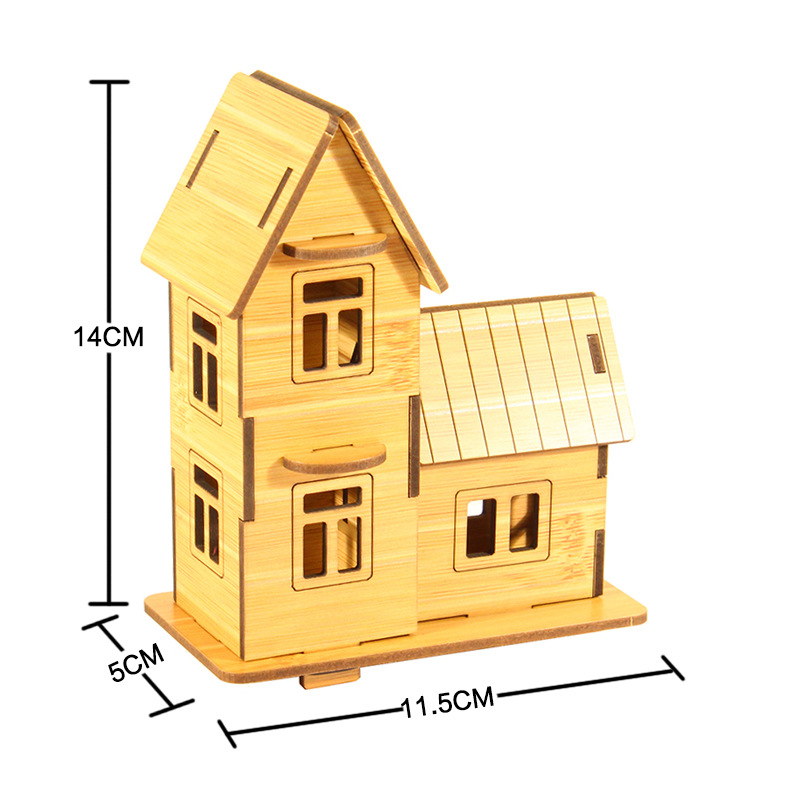 创意手工制作中国风建筑diy小屋3D立体拼图模型益智生日礼物