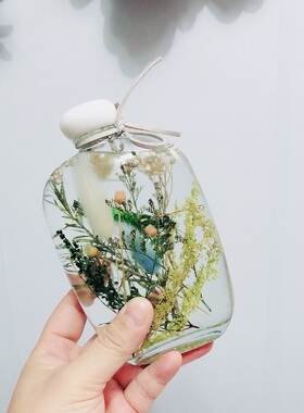 永生浮游花植物ins带灯无火香薰