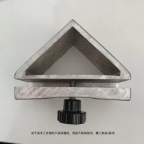 Special aluminium alloy positioning block aluminium alloy limit block triangular limit block for corner cutting machine