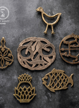 复古风黄铜旧物vintage西洋古董