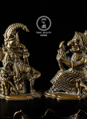 时光美器欧美黄铜摆件