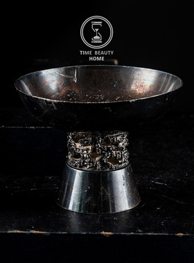 镀银杯子杯托美式法式