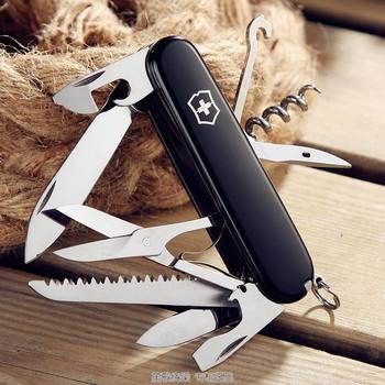 Victorinox Swiss Army Knife Urban Hunter 91mm Multifunctional Knife Folding Swiss Sergeant Knife 1.3713.3 Black