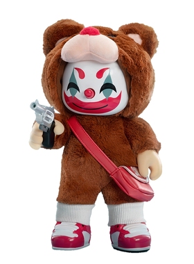 YOOT TOY叛逆小丑暴力熊潮玩关节毛绒公仔手办玩具摆件卡通可爱