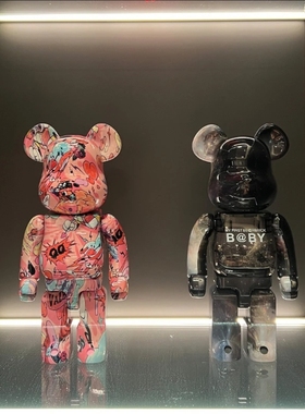 bearbrick400%暴力熊电镀儿童摆件雕塑潮玩潮流饰品客厅沙发卧室