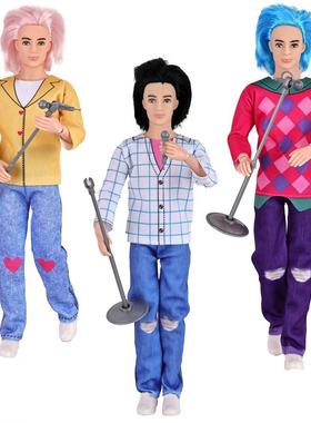 跨境爆款实惠新K-POP11寸关节猎魔男团娃娃搪胶公仔玩具源头批发