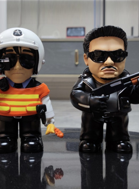 周星驰懦夫救星破坏逃学威龙捉鬼大师中国古拳法星爷手办模型