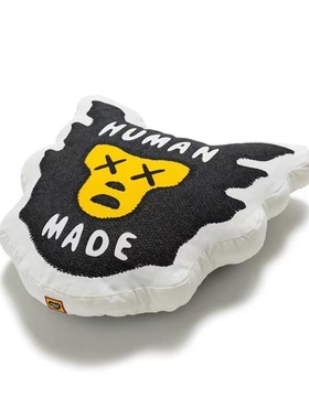 Made cushion蝙蝠猿人头抱枕靠枕垫子摆件潮流网红软装饰品