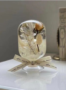 跨境香薰浮游花浮油永生花干花漂浮瓶创意母亲节闺蜜生日节日