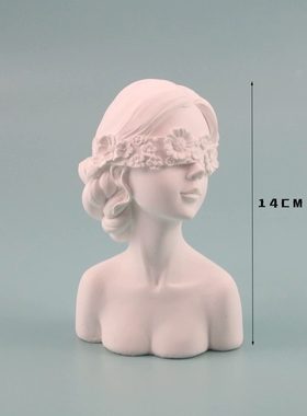 创意花朵少女摆件家居客厅茶几卧室摆设软装样品间收纳陈列首饰架