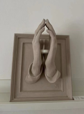 交错之力手工创意烛台香薰中古艺术小众香氛