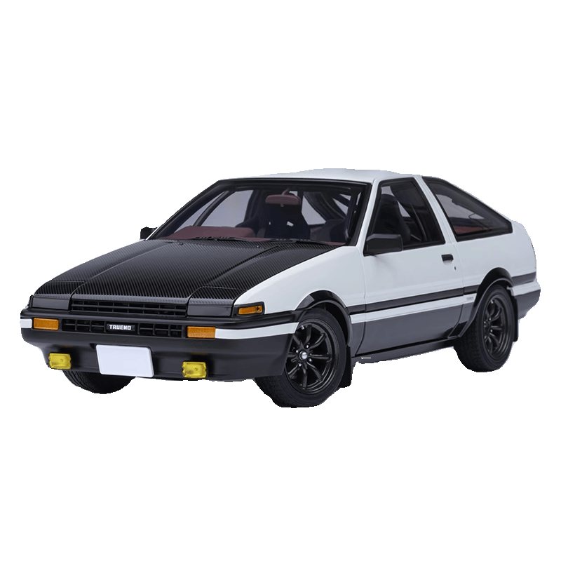 奥拓 1:18丰田 SPRINTER TRUENO AE86头文字D全开汽车模型-图0