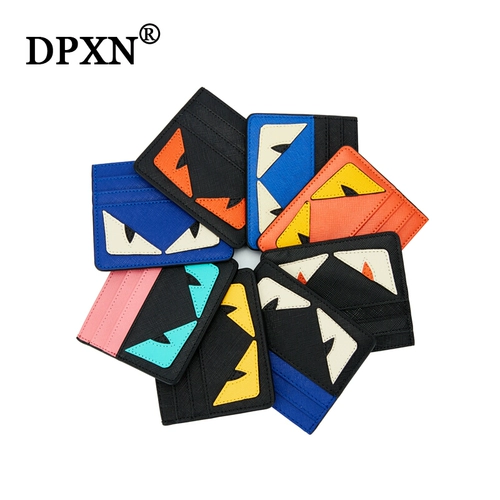 Монстр, картхолдер, милая маленькая ультратонкая сумка через плечо, Южная Корея, из натуральной кожи