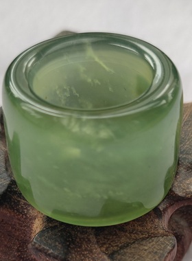 天然玉石珠宝高档岫玉扳指手饰品