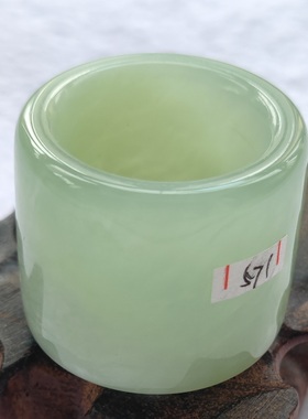 天然玉石特大号珠宝岫玉文玩扳指