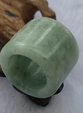 纯天然玉扳指戒指个性饰品时尚