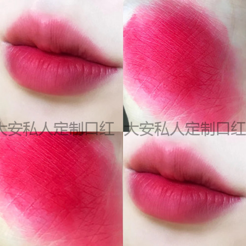 蓝调玫红色 巨巨巨显白不荧光 黄皮黑皮都适合的玫红色口红哑光 - 图2
