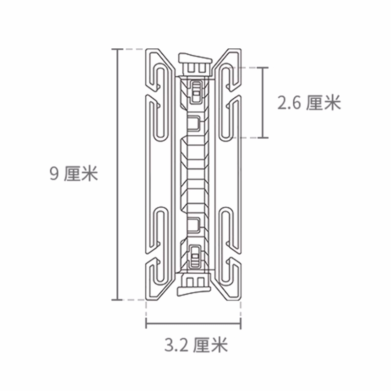 【醉喵】PSIGEAR 2023新版 HINGE快装版插扣molle  2件非偏远包邮 - 图0