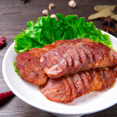 风吹麻辣香肠 传统风干 无烟熏无淀粉 四川特产美食腊味纯肉腊肠 - 图2