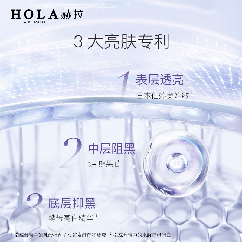 Hola赫拉奶柔乳液保湿滋润补水提亮肤色护肤品改善暗沉抗氧 - 图2