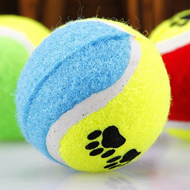 宠物球毛绒网球 狗狗玩具球 宠物玩具 寻回训练玩具 无弹力不耐咬