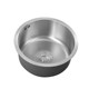 Mini round single basin 304 stainless steel
