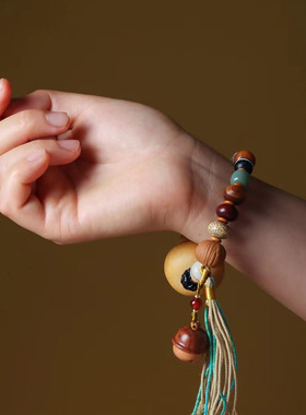 十八籽文玩福禄葫芦流苏