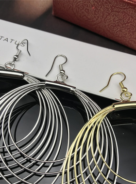 earrings欧美夸张圆环大耳环宴会