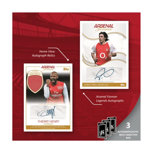 2023-24 TOPPS 阿森纳永恒系列队盒 Arsenal官方球星卡盒卡单盒 - 图0