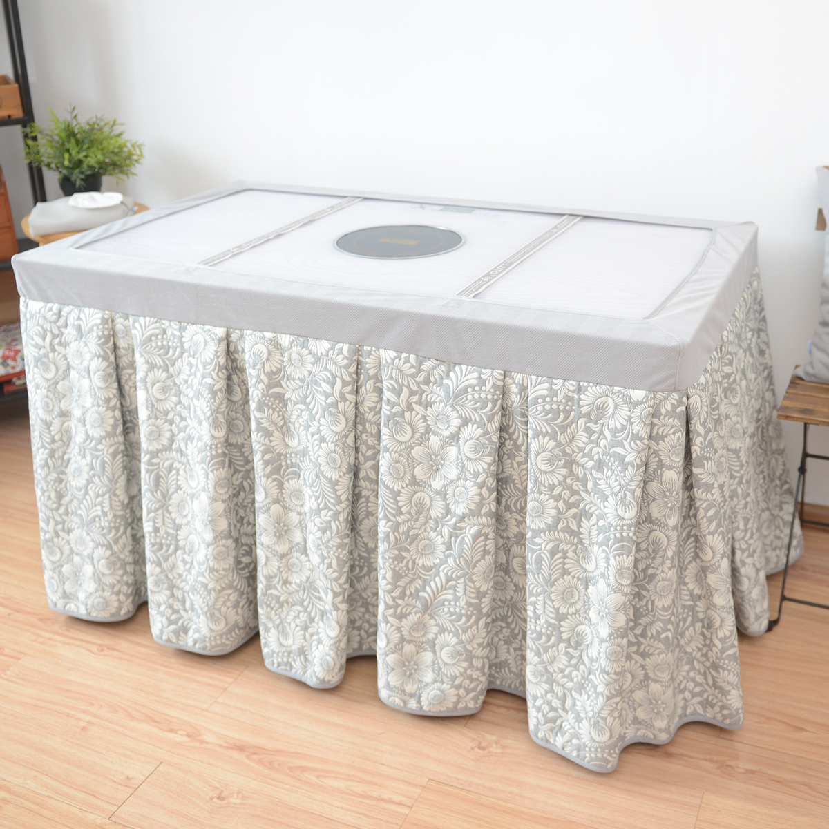 新款提花加绒电炉罩烤火罩套电取暖桌长方形正方形茶几麻将机定做,淘宝优惠券,粉丝福利购,淘宝优惠卷