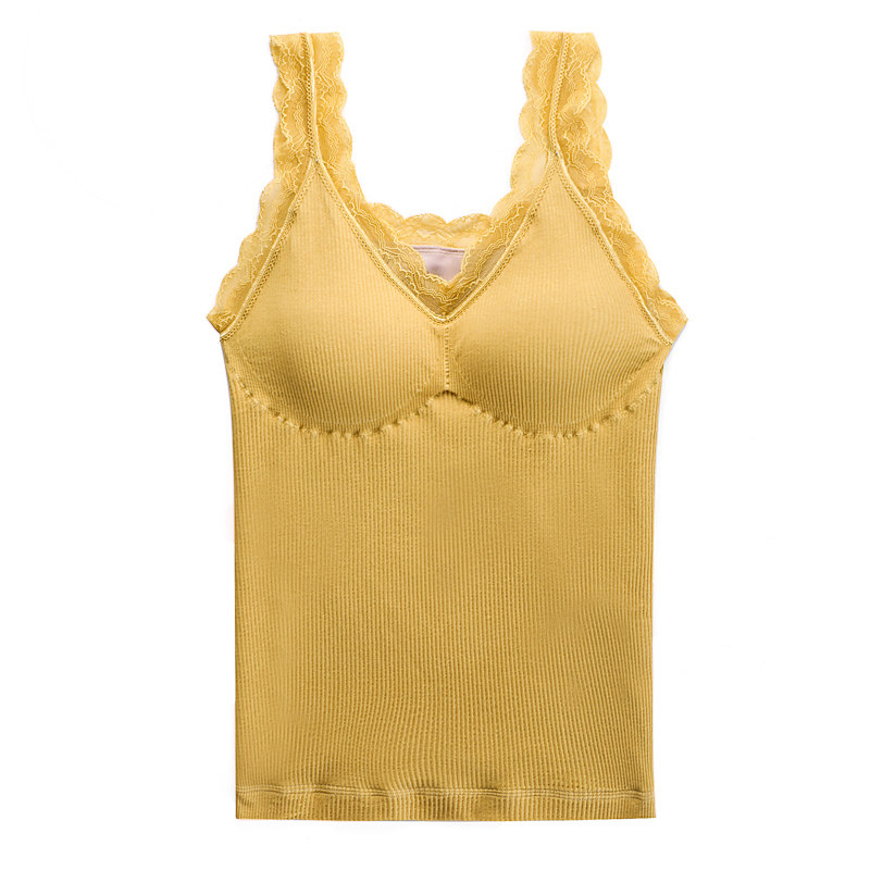 女士内衣加绒背心美体紧身带打底衫 俞兆林保暖上装