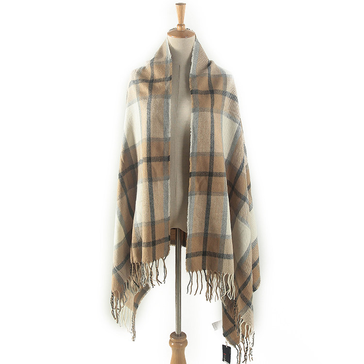 MJ系列 秋冬品牌专柜库存折扣 双色简约青年保暖披肩围巾Y5047,淘宝优惠券,粉丝福利购,淘宝优惠卷