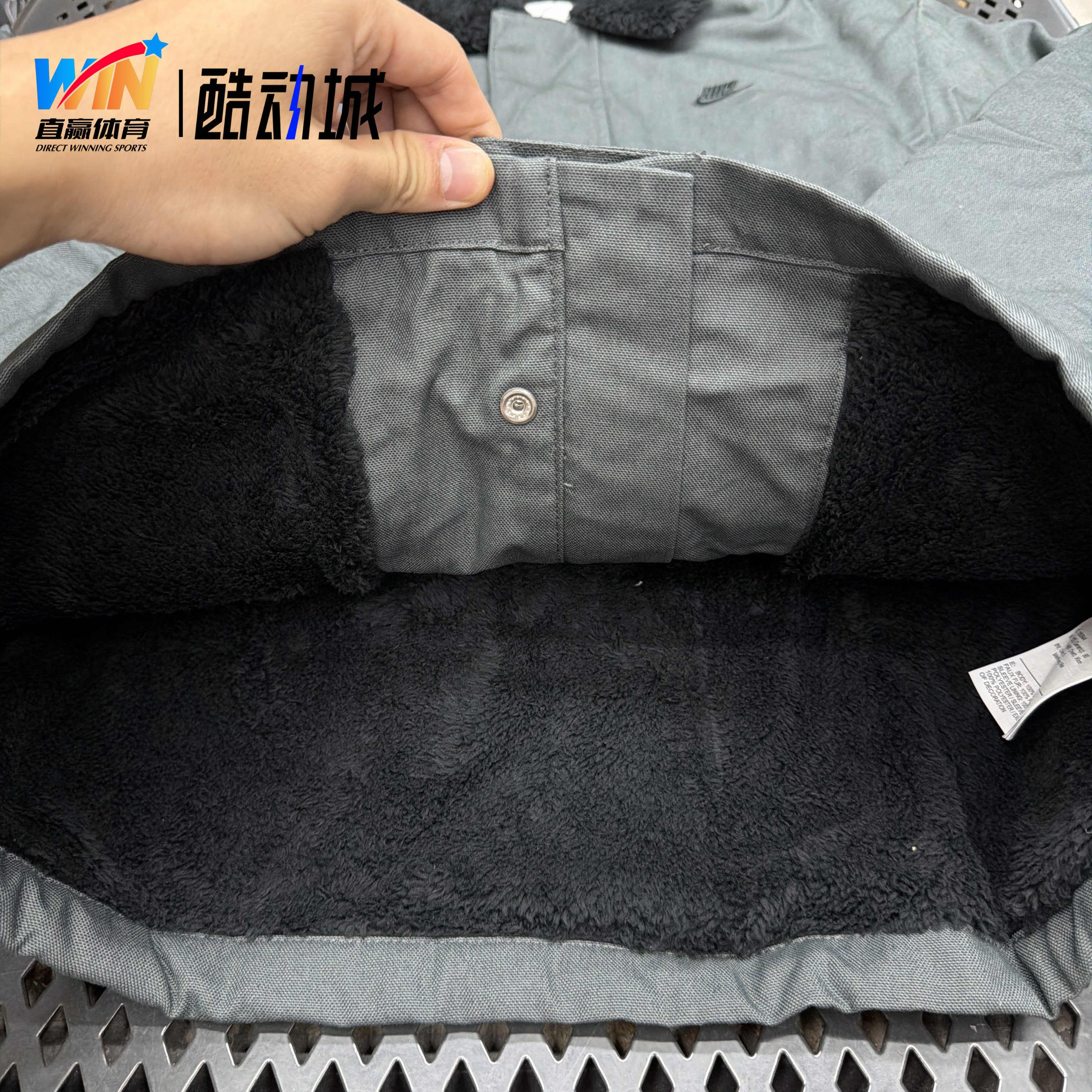 耐克Nike 男子翻毛领工装大衣加绒保暖厚棉服夹克外套FD6683-068,淘宝优惠券,粉丝福利购,淘宝优惠卷