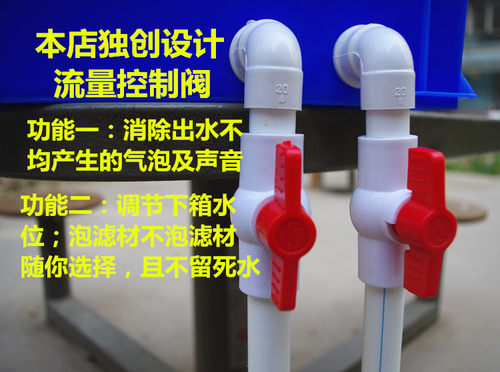 高效7号周转箱大鱼缸过滤箱 上滤滴滤定制鱼池 龟缸过滤器过滤盒 - 图2