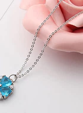 漂亮花朵短款甜美风礼物饰品项链