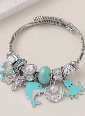 可爱猫咪女手镯金属个性流行