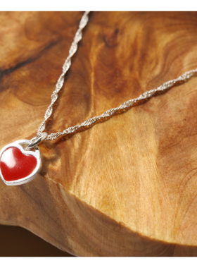 纯银短款百搭闪亮链子