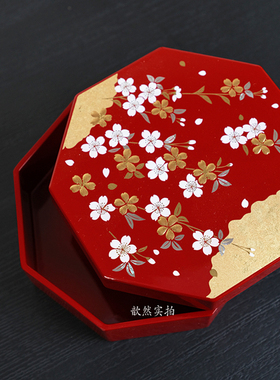 山中漆器首饰盒收纳礼盒